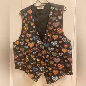 Facets by Mirrors vest size 2x guc